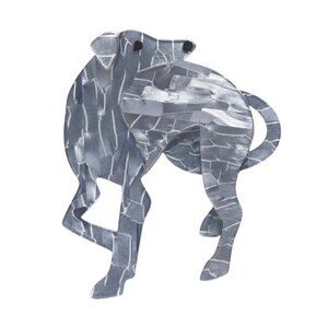 Erstwilder Symphony of Speed Greyhound Brooch. New in box.  Italian greyhound.